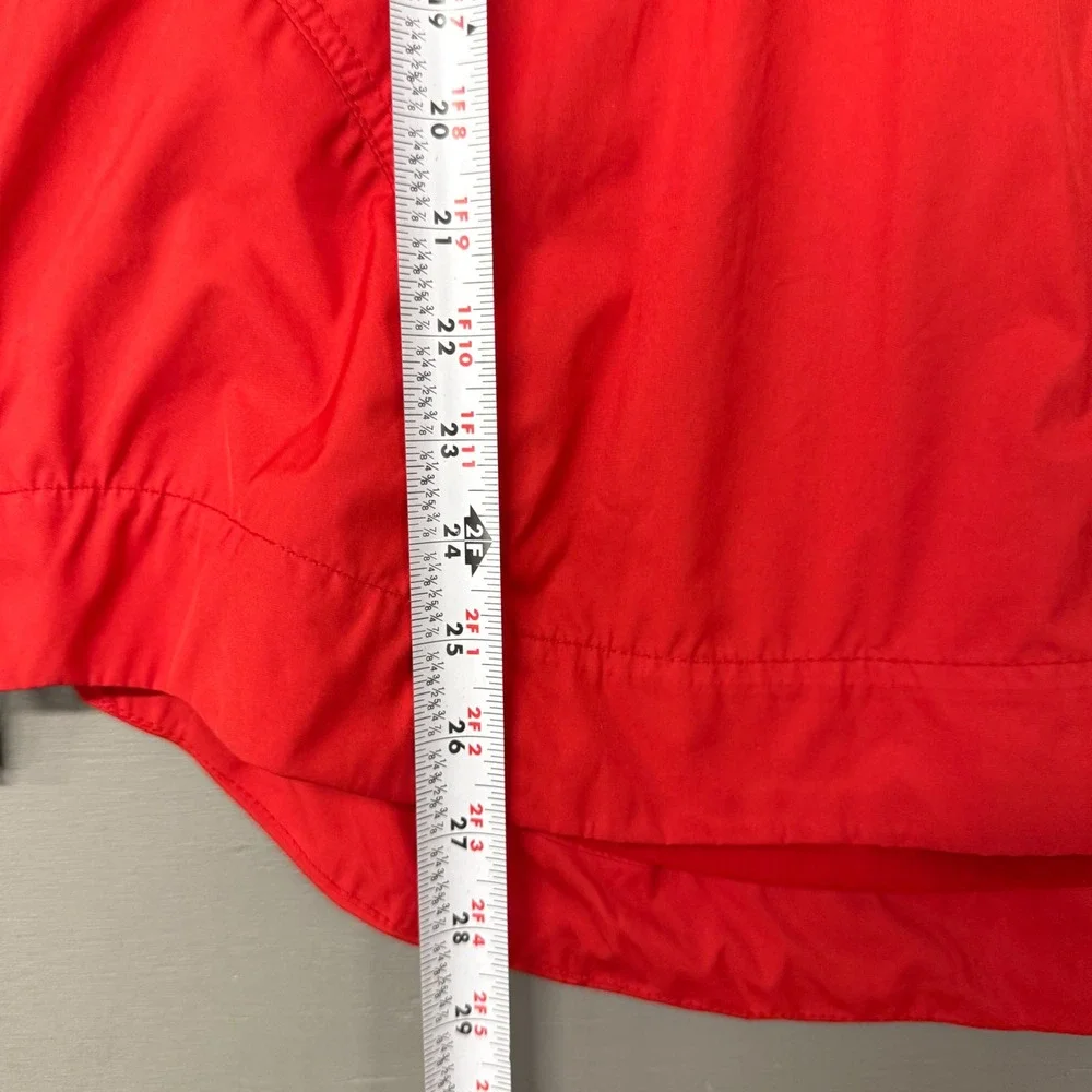 Nike Ohio State Windbreaker Red Quarter Zip Pullover Small